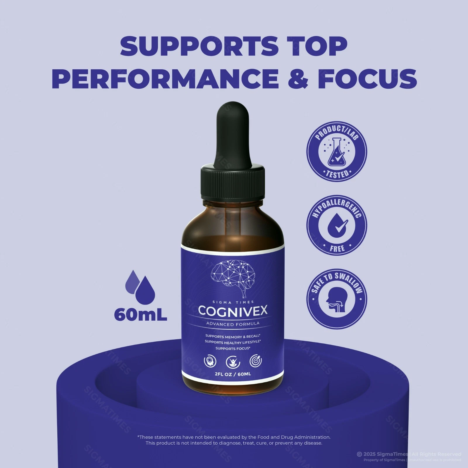 Cognivex brain supplement product showcase